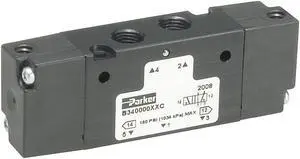 PARKER B541000XXC Valve, Air Pilot,4 Way,1/4 In Port