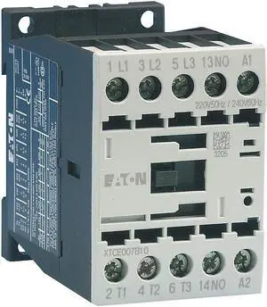 EATON XTCE012B10B IEC Magnetic Contactor, 3 Poles, 240 V AC, 12 A, Reversing: No