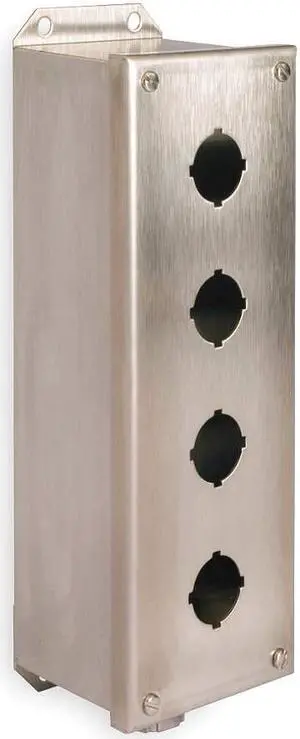 SCHNEIDER ELECTRIC 9001KYSS4 Pushbutton Enclosure,12.74 in H304 SS