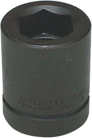 WRIGHT TOOL 88-85MM 1" Dr, 85mm Size, Metric Impact Socket, 6 Pts