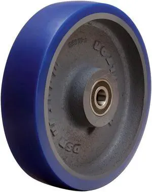 ZORO SELECT 4DB71 Caster Wheel,Polyurethane,8 in.,1200 lb.