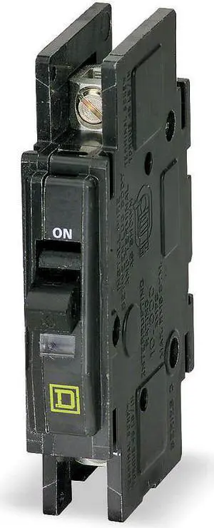 SQUARE D QOU120VH Miniature Circuit Breaker, QO Series, 20A, 1 Pole, 120/240V