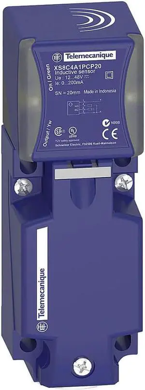 TELEMECANIQUE SENSORS XS7C4A1MPG13 Rectngulr Proximity Sensr,Indctiv,2 Wire
