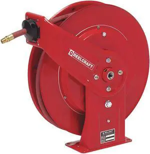 Hose Reel, Spring Return, 3/4 In IDx25 Ft
