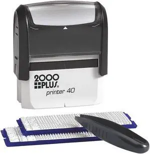 2000PLUS 038930 Stamp Kit,Black,10,Plastic