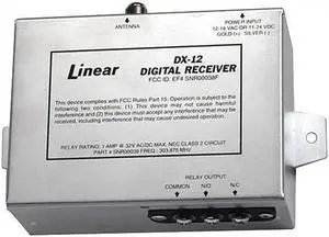 LINEAR DX-12 Single-channel receiver with RF pre-ampl