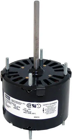 FASCO D229 HVAC Motor,1/100 HP,3000 rpm,120V,3.3