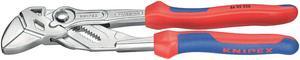 KNIPEX 86 05 250 10 in Knipex Cobra Straight Jaw Plier Wrench Smooth,