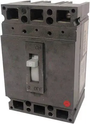 GE TED136040WL Molded Case Circuit Breaker, TED Series, 40A, 3 Pole, 600V AC,