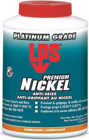 Lps Nickel Anti-Seize Compound, -65i??F to 2600i??F, 0.5 lb., Silver 03908