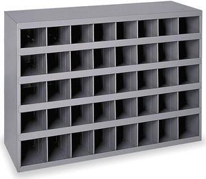 DURHAM MFG 359-95 Prime Cold Rolled Steel Pigeonhole Bin Unit , 12 in D x 23