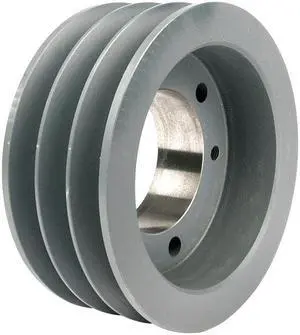 ZORO SELECT 3V303 1/2 in to 1-5/8 in Quick Detachable Bushed Bore 3 Groove