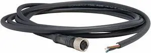 TELEMECANIQUE SENSORS XZCP0941L5 Cordset,16.4 ft.,Black,250VAC/300VDC