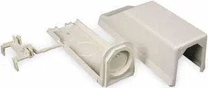 LEGRAND 810A2 Entrance End,Ivory,PVC,Ends