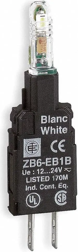 SCHNEIDER ELECTRIC ZB6EB3B Lamp Module,16mm,12-24V,Green,LED