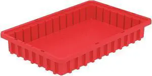 AKRO-MILS 33162RED Industrial Grade Polymer, Divider Box, Red, 16 1/2 in L, 2