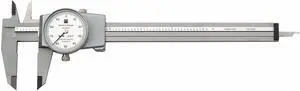 TESA BROWN & SHARPE 599-579-4 Dial Caliper,6 In,0.001 In Grad,White
