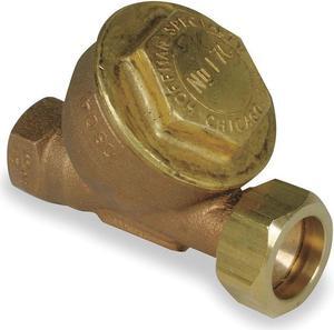 BELL & GOSSETT 17C-V-2-25 Steam Trap,25 psi,353F,4-23/32 In. L