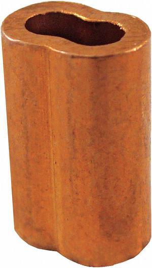 LOOS SL2-2 Wire Rope Oval Sleeve,1/16 In,122 Copper
