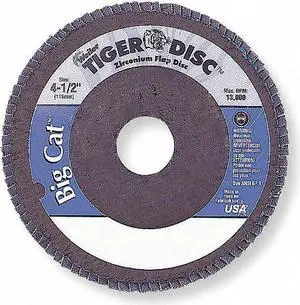 WEILER 96175 Arbor Mount Flap Disc,4-1/2in,60,Med.