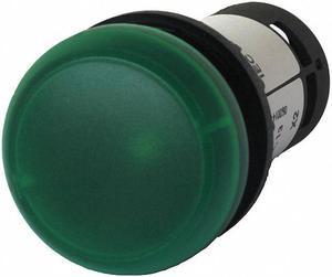 EATON C22-L-G-24 Raised Indicator Light,Green,24VAC/DC