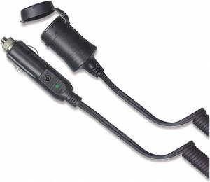 Roadpro Cigarette Lighter Adapter, Coiled Cord 7" W x 1" D x 4" H  RPPS-2231