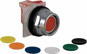 SCHNEIDER ELECTRIC 9001KR2UH13 Non-Illuminated Push Button, 30 mm, 1NO/1NC,