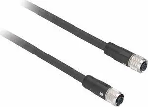 TELEMECANIQUE SENSORS XZCPV1141L2 Cordset,6.56 ft.,Gray,250VAC/300VDC