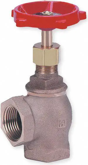 MILWAUKEE VALVE 504 1/4 Angle Globe Valve,Class 125,1/4 In.,FNPT