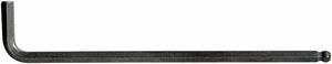 EKLIND 19710 Metric Plain Ball Hex Key, 5 mm Tip Size, 6 3/16 in Long, 1 1/16