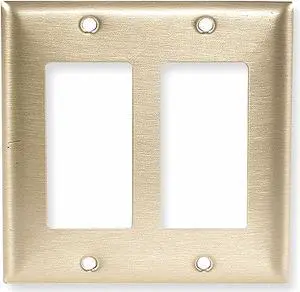 HUBBELL WIRING DEVICE-KELLEMS SB262 Rocker Wall Plates and Box Cover, Number of