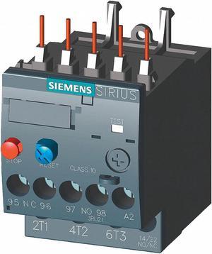 SIEMENS 3RU21161EB0 Ovrload Rely,2.80 to 4A,3P,Class 10,690V