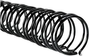 Gbc Black Binding Spine, Wire, Twin Loop, 3/8", Sheet Capacity 85 3/8" 9775018