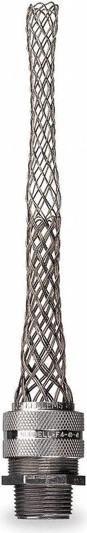 HUBBELL WIRING DEVICE-KELLEMS 074-01-1178 Strain Relief Cord Grip,Male,Straight