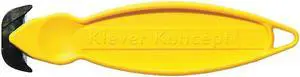 KLEVER KONCEPT KCJ-2Y Safety Cutter, Fixed Blade, Safety Recessed, Polymer, 5
