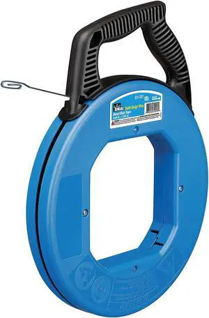 IDEAL 31-056 Fish Tape,1/8 In x 120 ft,Blued Steel