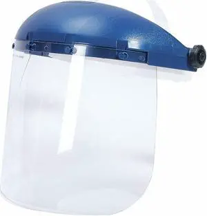SELLSTROM S39010 Pin Lock Face Shield Assembly, Clear Visor, 8" Height, Pinlock