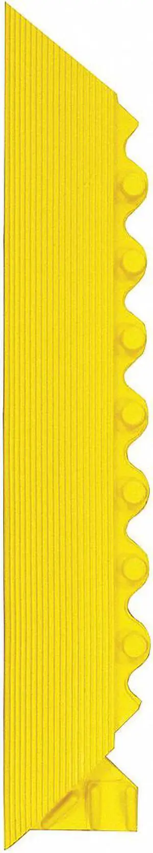 NOTRAX 551M0003YL Ramp Edge, 3/4 in Thickness, Nitrile Rubber, Yellow