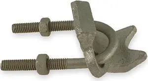HUBBELL KILLARK RACC075 Clamp, EMT; IMC; RMC Use, 3/4 in, Malleable Iron,