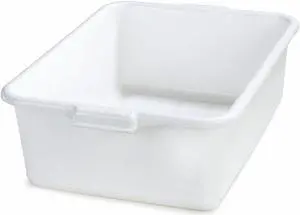 CARLISLE FOODSERVICE N4401102 Tote Box, White, Polyethylene