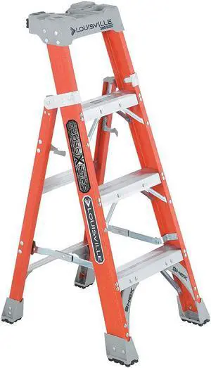 LOUISVILLE FXS1504 4 ft. Fiberglass Stepladder