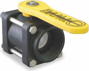 BANJO V150 1-1/2" FNPT Polypropylene Ball Valve Inline