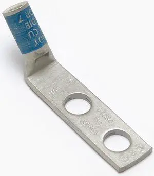 CodeCndctrStd Barrel CU Lug, 2 Hole