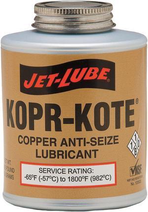 JET-LUBE 10004 Anti Seize Compound,16 oz,Brush Top Can