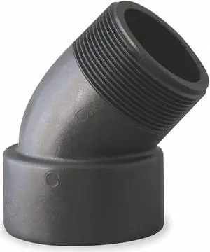 ZORO SELECT SL075-45 3/4" FNPT x MNPT 45 Degree Street Elbow Sch 80