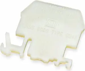 Square D By Schneider Electric 9080GP6B Terminal Block End Barrier,2.30 in L