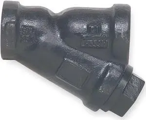 BELL & GOSSETT 415C - 1-1/2 Y Strainer, 1-1/2" Pipe, FNPT x FNPT, Cast iron,
