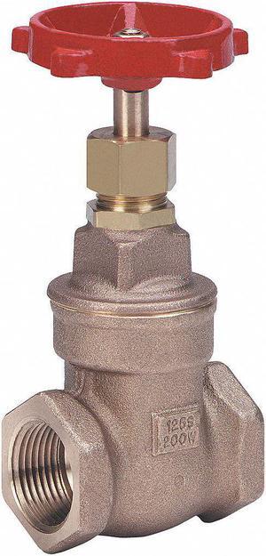 MILWAUKEE VALVE 105 1-1/2 Gate Valve,Class 125,1-1/2 In.,FNPT