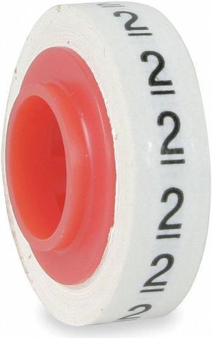 3M SDR-2 Wire Markr Refill,Preprintd,Self-Adhesiv