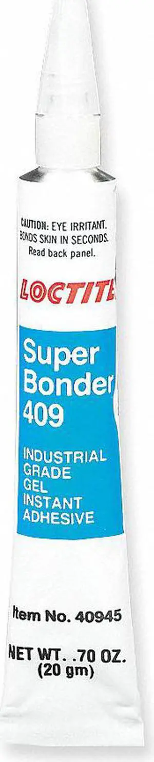 Clear 20g Instant Adhesive, Tube Container Type, 75 sec. Begins to Harden